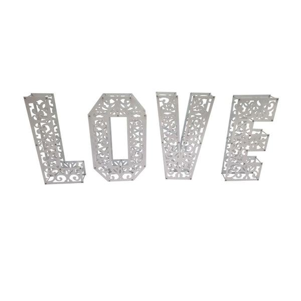 Letras monumentales en Celosía LOVE