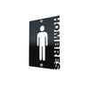 Señalética de Aluminio Mod. Baño Hombre Clásico