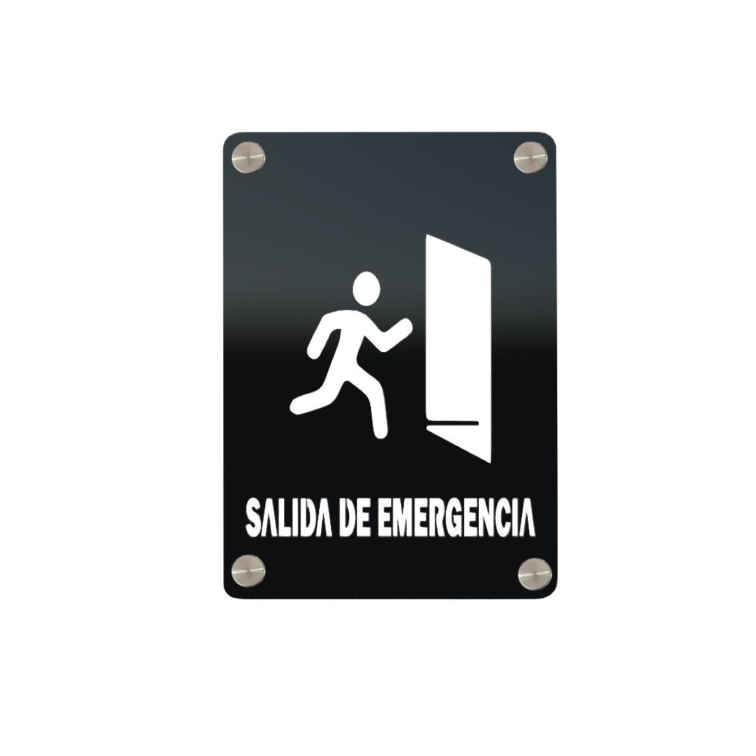 Señalética de Aluminio Mod. Ruta de evacuación