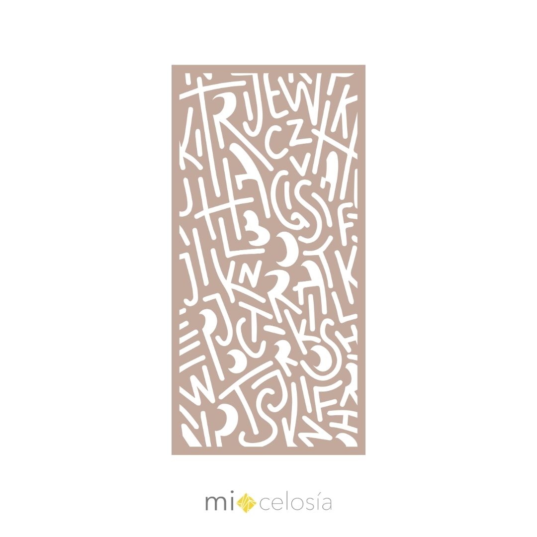 Celosía de MDF 9 mm