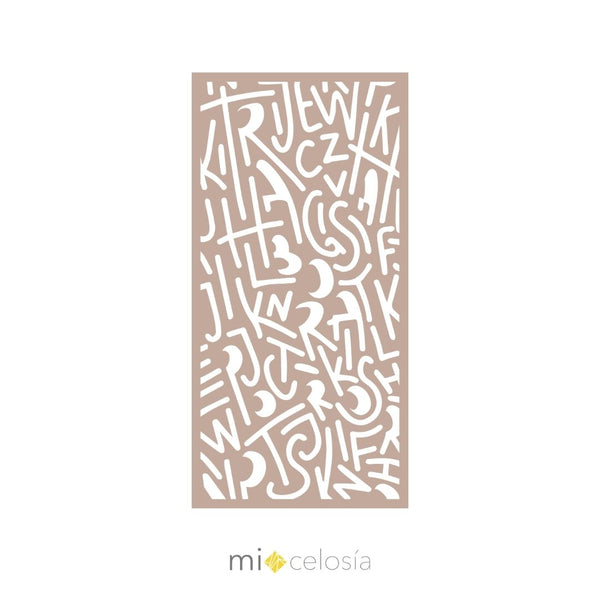 Celosía de MDF 9 mm