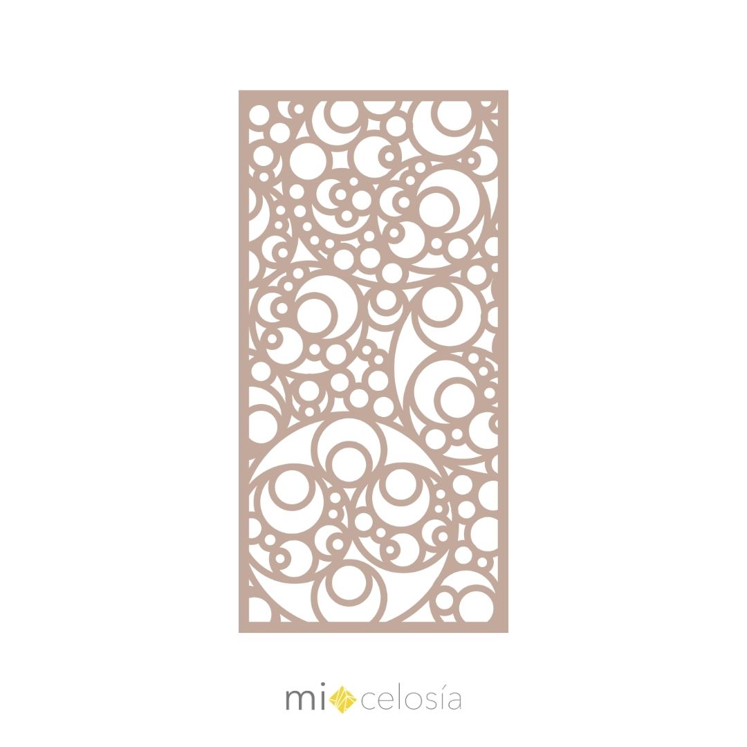 Celosía de MDF 9 mm