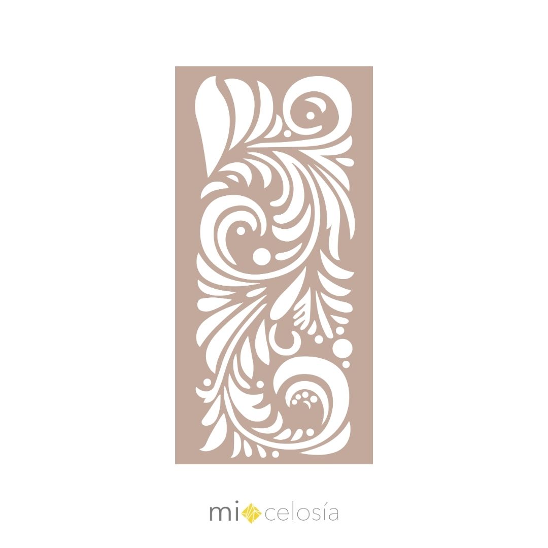 Celosía de MDF 9 mm