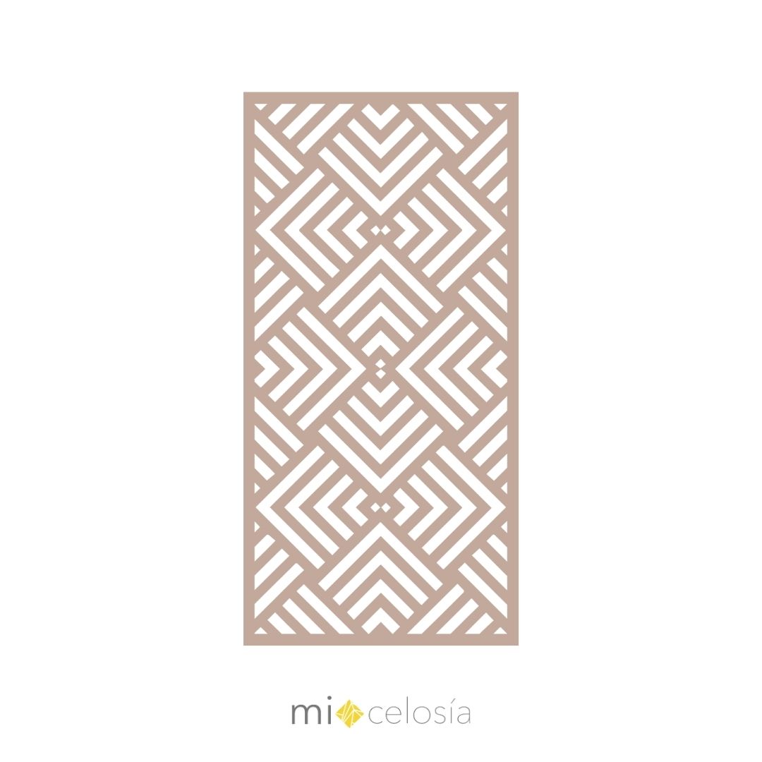 Celosía de MDF 9 mm